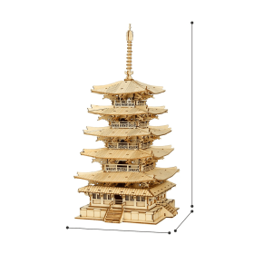 Pagode à cinq étages de Robotime Robotime - 1