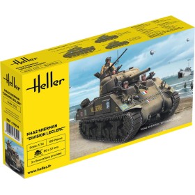 M4A2 Sherman "Division Leclerc" deco.FR Heller - 1