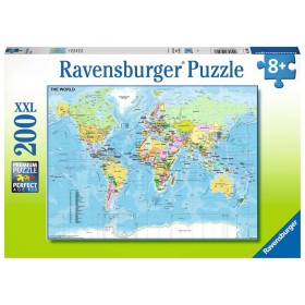 Puzzle Ravensburger Carte du Monde XXL de 200 Pièces Ravensburger - 1