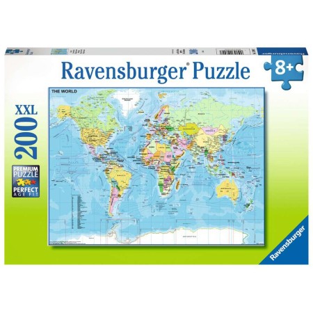 Puzzle Ravensburger Carte du Monde XXL de 200 Pièces Ravensburger - 1