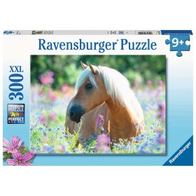 Ravensburger Puzzle Cheval parmi les fleurs XXL 300 pièces Ravensburger - 1
