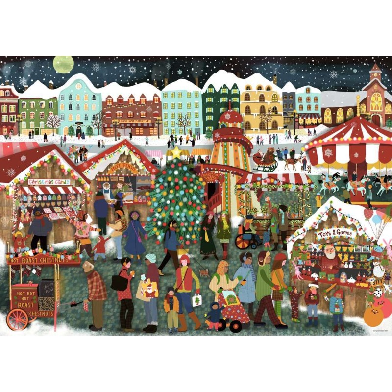 Ravensburger Puzzle de Noël 1000 pièces - Festival d'hiver