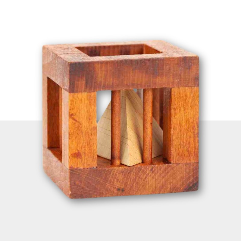 PRÉSENTOIR DE COMPTOIR 18 CASSE-TÊTE EN BOIS CIVILISATIONS ANCIENNES - Logica Jeux