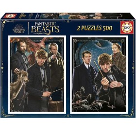 Puzzle Educa Animaux Fantastiques 2 x 500 Pièces Puzzles Educa - 1