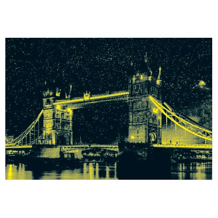 Puzzle Educa Tower Bridge Neon Effect 1000 pièces Puzzles Educa - 1