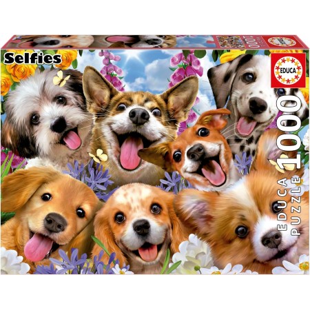 Educa Doggy Selfie Puzzle 1000 pièces Puzzles Educa - 1