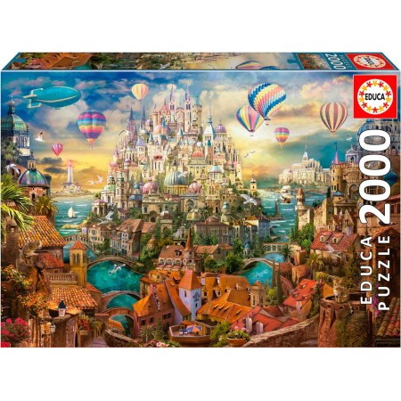 Educa Puzzle La ville des rêves 2000 pièces Puzzles Educa - 1