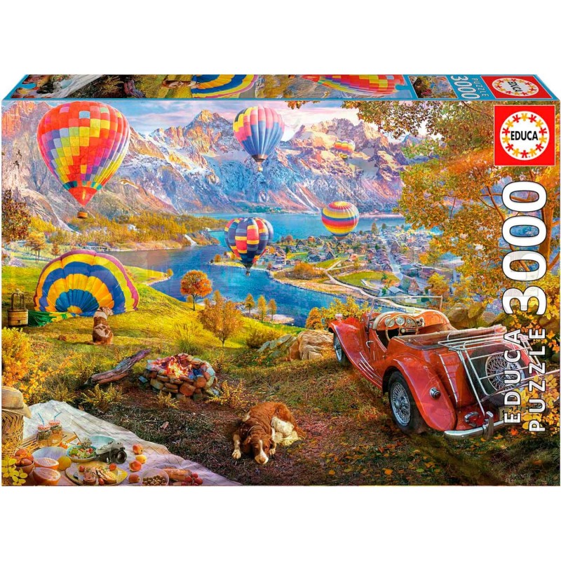 🎈 Balloon Valley Puzzle - Educa 3000 Pieces - kubekings.