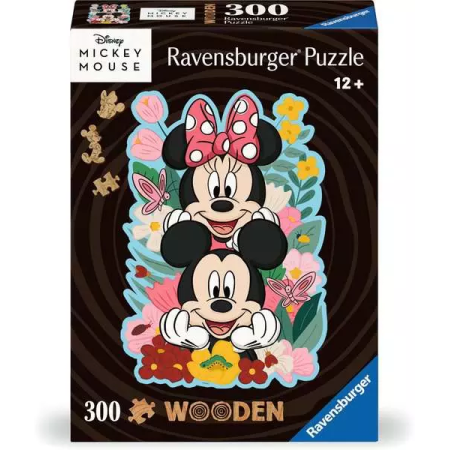 Puzzle Ravensburger Disney Mickey & Minnie en bois de 300 pièces Ravensburger - 1