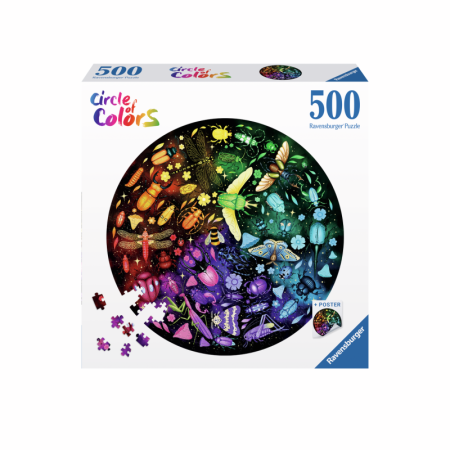 Puzzle Ravensburger Cercle de Couleurs : Insectes 500 Pièces Ravensburger - 1