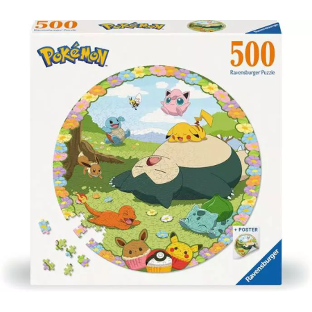 Puzzle Ravensburger Pokémon Circulaire 500 Pièces Ravensburger - 1