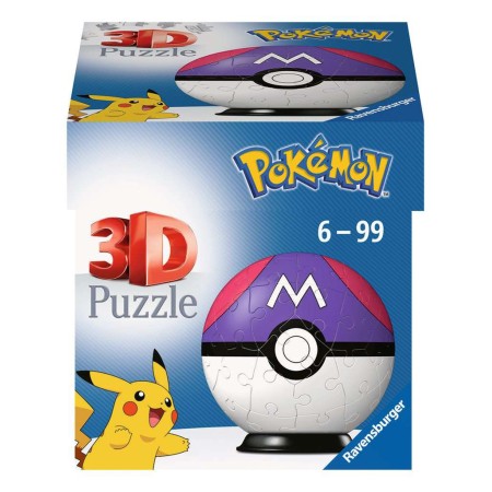 Puzzle Ravensburger 3D Pokémon Masterball 55 Pièces Ravensburger - 1