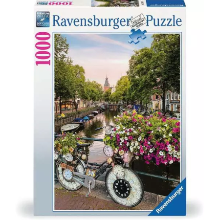 Puzzle Ravensburger Vélo à Amsterdam de 1000 Pièces Ravensburger - 1