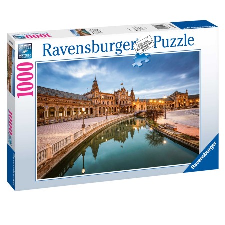Puzzle Ravensburger Place d'Espagne, Séville de 1000 Pièces Ravensburger - 1