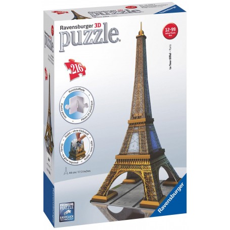 Puzzle Ravensburger Tour Eiffel 3D - Ravensburger