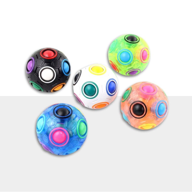 Cube Labyrinthe à Bille 3D Maze Ball - Jeu Casse-tête éducatif Et Interactif - 8.5 Cm