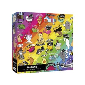 Gibsons Punimals 500 pièces Puzzle Gibsons - 1