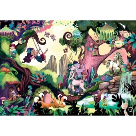 Puzzle Educa Mysterious Forêt Magique – 200 Pièces Puzzles Educa - 1