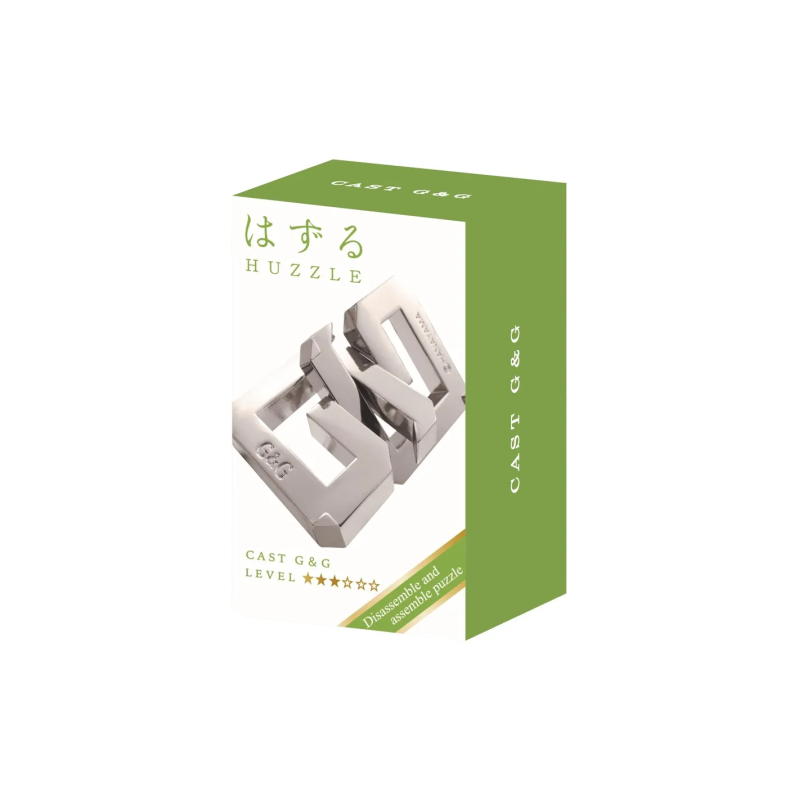 Cast L'oeuf casse tête en métal Collection HANAYAMA niveau 4 puzzle 3d