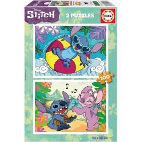 Puzzle Educa Disney Stitch 2 x 100 Pièces Puzzles Educa - 1