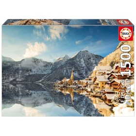 Puzzle Educa Hiver à Hallstatt de 1500 Pièces Puzzles Educa - 1