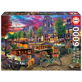 Puzzle Educa Vélos à Amsterdam 6000 Pièces Puzzles Educa - 1