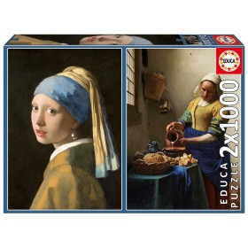 Puzzle Educa Collection Jan Vermeer de 2x1000 Pièces Puzzles Educa - 1