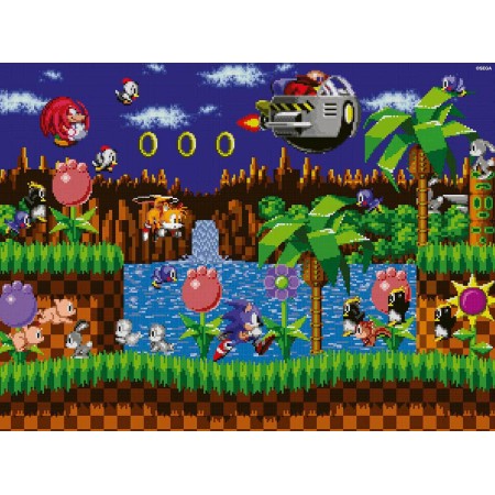 Puzzle Ravensburger Classic Sonic 500 pièces Ravensburger - 1