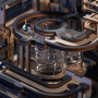 Port spatial en marbre Robotime - 4