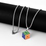 Pendentif Cube de Rubik 2x2 - 1