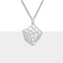 Pendentif Cube de Rubik (Argent) - 5