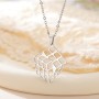 Pendentif Cube de Rubik (Argent) - 3
