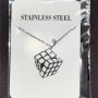 Pendentif Cube de Rubik (Argent) - 4
