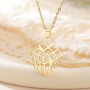 Pendentif Cube de Rubik (Plaqué or 18K) - 3