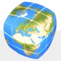 V-Cube 3x3 Mappe du Monde