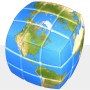 V-Cube 3x3 Mappe du Monde