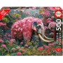 Puzzle Educa Éléphant Floral – 500 pièces XXL