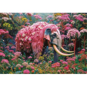 Puzzle Educa Éléphant Floral – 500 pièces XXL