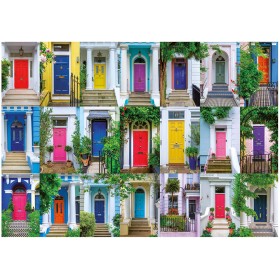 Puzzle Educa Portes de Notting Hill – 1000 pièces