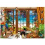 Puzzle Educa Fenêtre d’Observation des Oiseaux – 1500 pièces