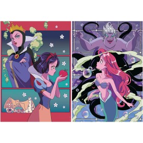 Puzzle Educa Méchantes Disney – 2 × 500 pièces