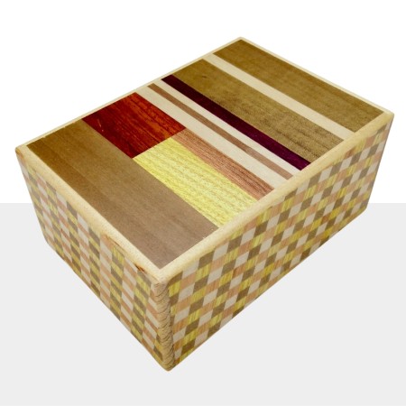 Boîte japonaise Yosegi Creative 4 Sun 18 mouvements Yosegi - 1