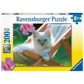 Puzzle Ravensburger Chaton Blanc XXL de 200 Pièces Ravensburger - 1