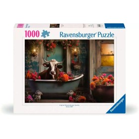 Puzzle Ravensburger La Vache dans la Baignoire de 1000 Pièces Ravensburger - 1