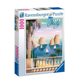 Puzzle Ravensburger Carte postale de Capri de 1000 pièces Ravensburger - 1