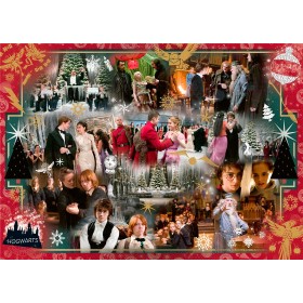Puzzle Ravensburger Harry Potter Noël à Poudlard 1000 pièces Ravensburger - 1