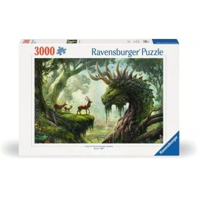 Puzzle Ravensburger Le Dragon de la Forêt S'éveille de 3000 Pièces Ravensburger - 1