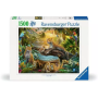 Puzzle Ravensburger Léopards dans la jungle de 1500 pièces Ravensburger - 1