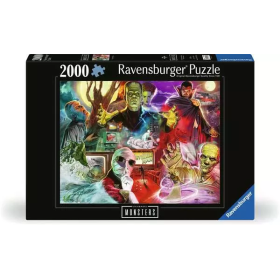 Puzzle Ravensburger Universal Monsters de 2000 pièces Ravensburger - 1