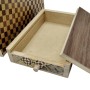 Boîte Puzzle Japonaise Yosegi 5 Sun 10 Étapes avec Tiroir - Oka Craft